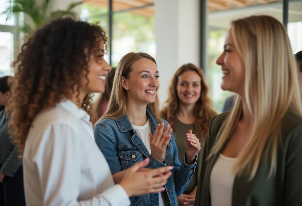 Happy women