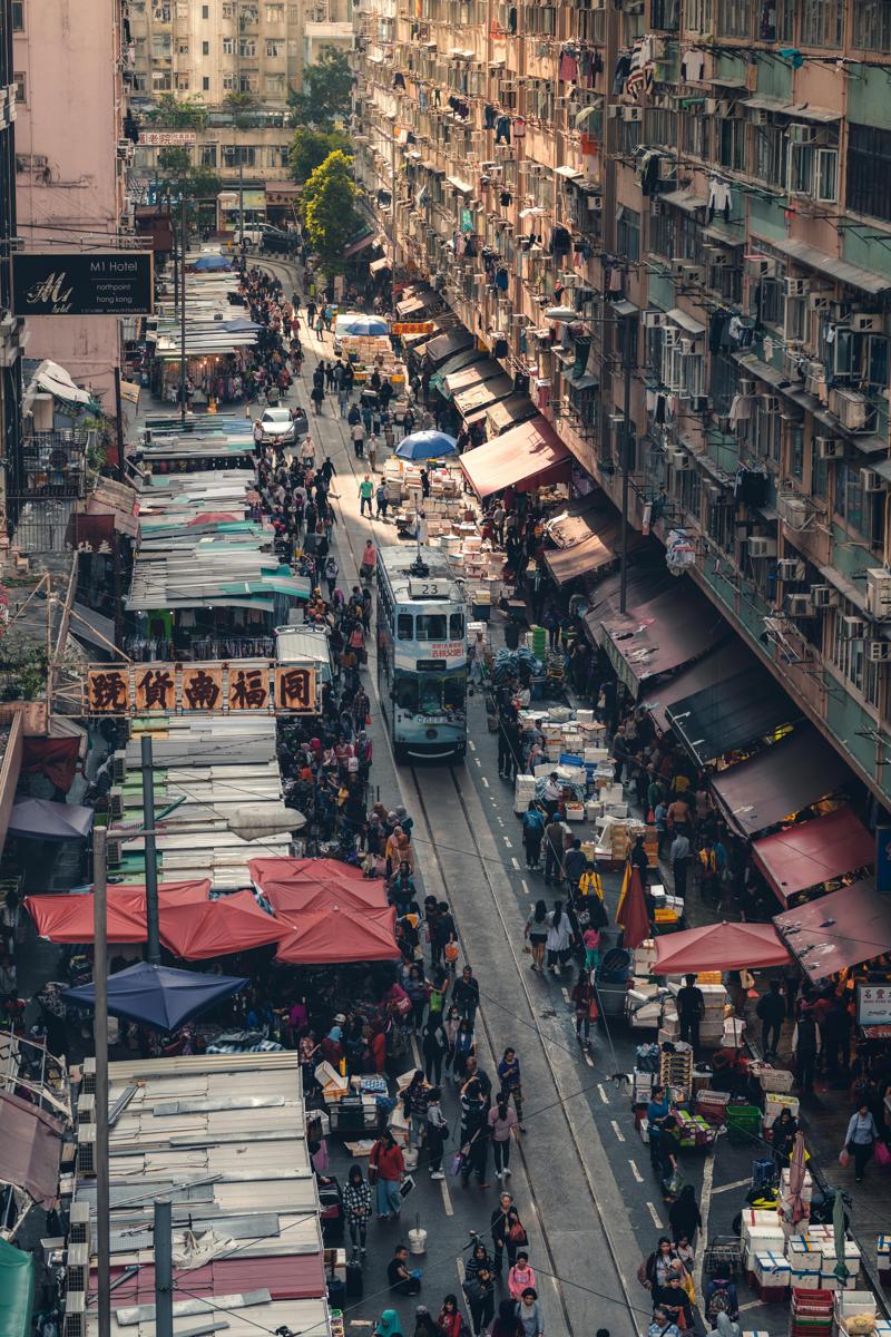 Market cityscape